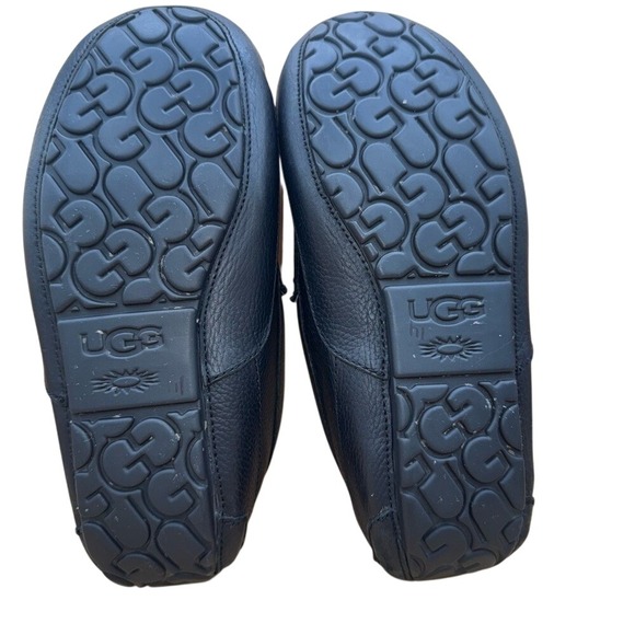 UGG Ascot slipper water-resistant black full-grain‎ leather, Men\'s Size 10, VGUC main image 7